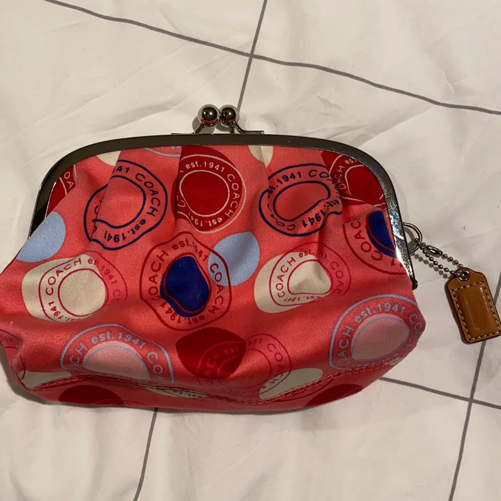 Coach Coral Clutch Purse
